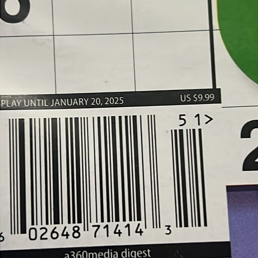 #667 4 puzzle books Sudoku, Cross Word, Word Search. - Picture 6 of 9